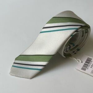 Striped skinny tie - 2”wide - Brand new necktie with tags
